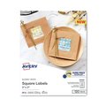 Avery Laser/Inkjet Media Labels, Inkjet/Laser Printers, 2 x 2, White, PK120, 120PK 22565